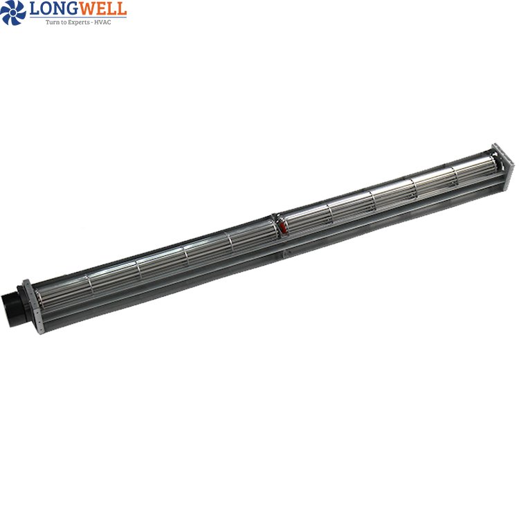LONGWELL Customized AC DC Oven Convection Fan Motor 12V 220V Cross Flow Convection Fan for Oven Tangential Fan