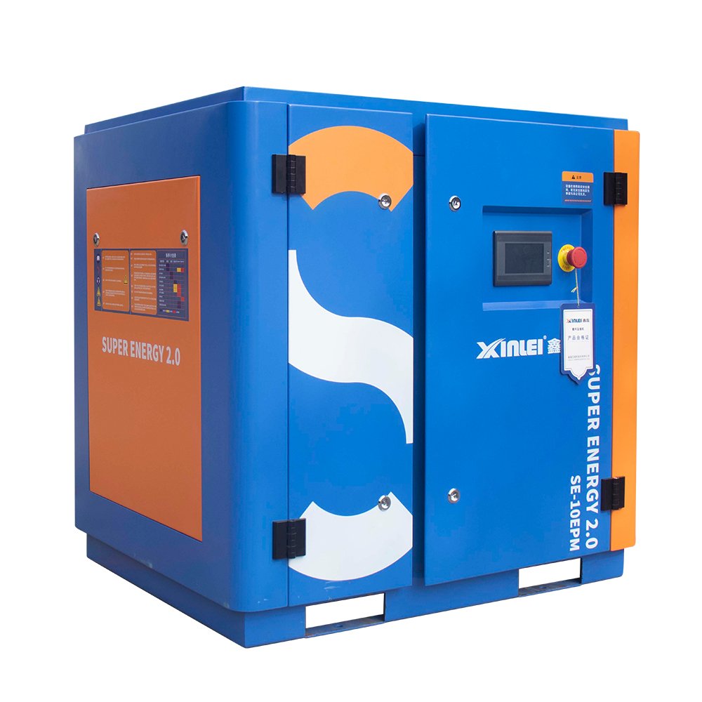 SE-10EPM Professional Heavy Duty Energy Saving Variable Speed Rotary Screw air Compressor With Inverter PLC