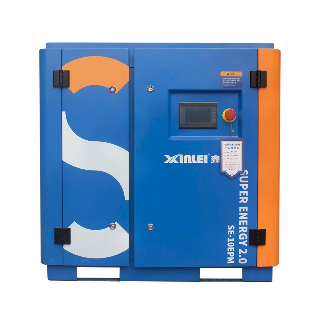 SE-10EPM Professional Heavy Duty Energy Saving Variable Speed Rotary Screw air Compressor With Inverter PLC