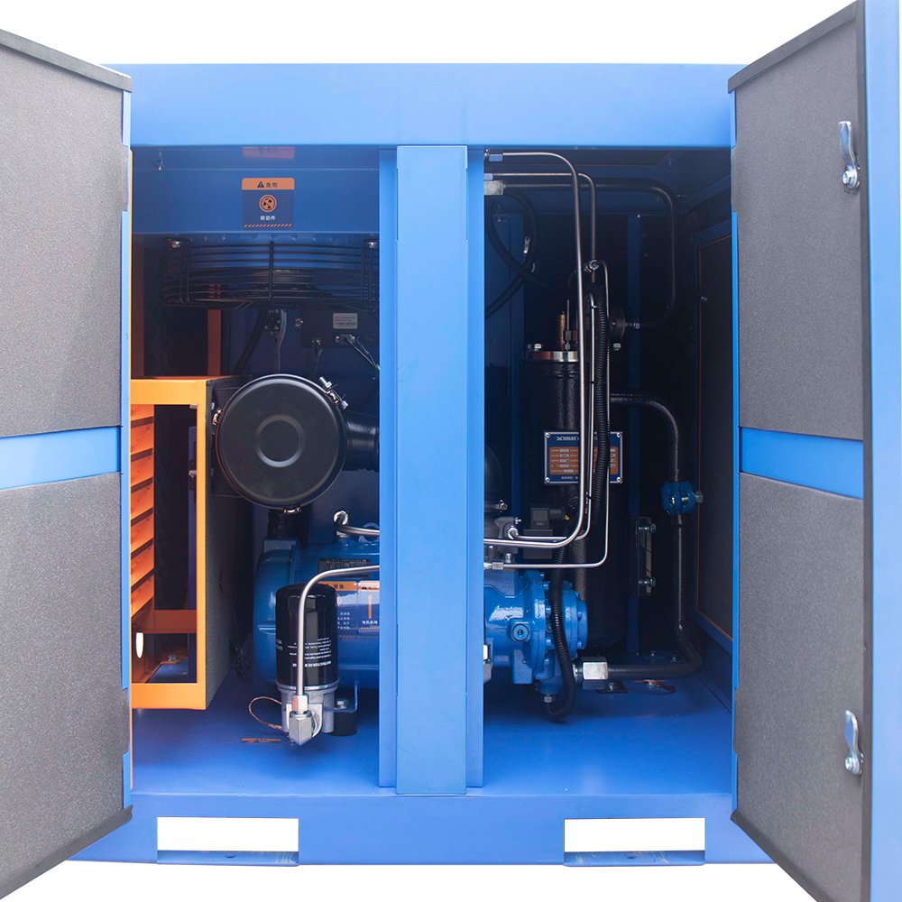 SE-10EPM Professional Heavy Duty Energy Saving Variable Speed Rotary Screw air Compressor With Inverter PLC