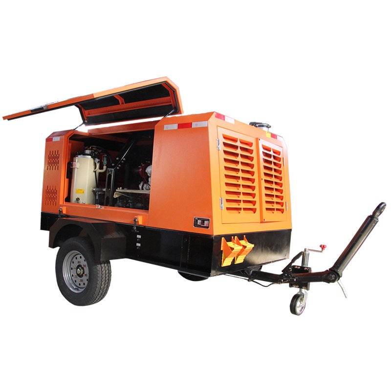 GTL Diesel Screw Air Compressor 250CFM 7m3/min 7bar Portable Air Compressor