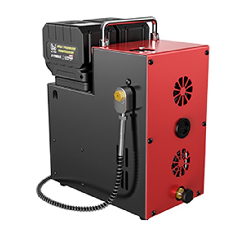 GX-E-L3 18V Lithium Battery 110V/220V High Power Air Pump for Diving for Hunting Oil Free High Pressure Pcp air Compressor
