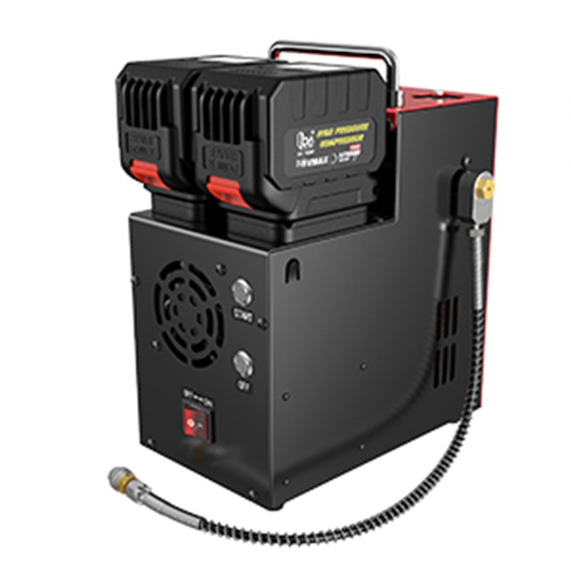 GX-E-L3 18V Lithium Battery 110V/220V High Power Air Pump for Diving for Hunting Oil Free High Pressure Pcp air Compressor