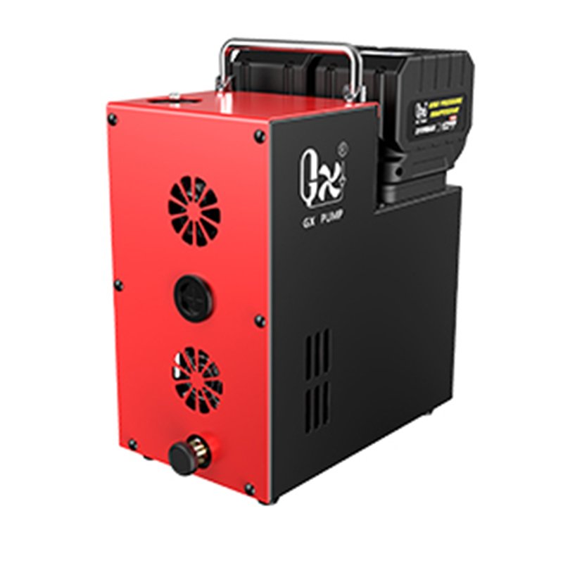 GX-E-L3 18V Lithium Battery 110V/220V High Power Air Pump for Diving for Hunting Oil Free High Pressure Pcp air Compressor