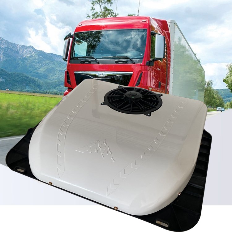 Universal 12 Volt 24V DC Van Rooftop RV Tractor Bus Air Conditioner New Condition Car Truck R134A Refrigerant Condenser Heating