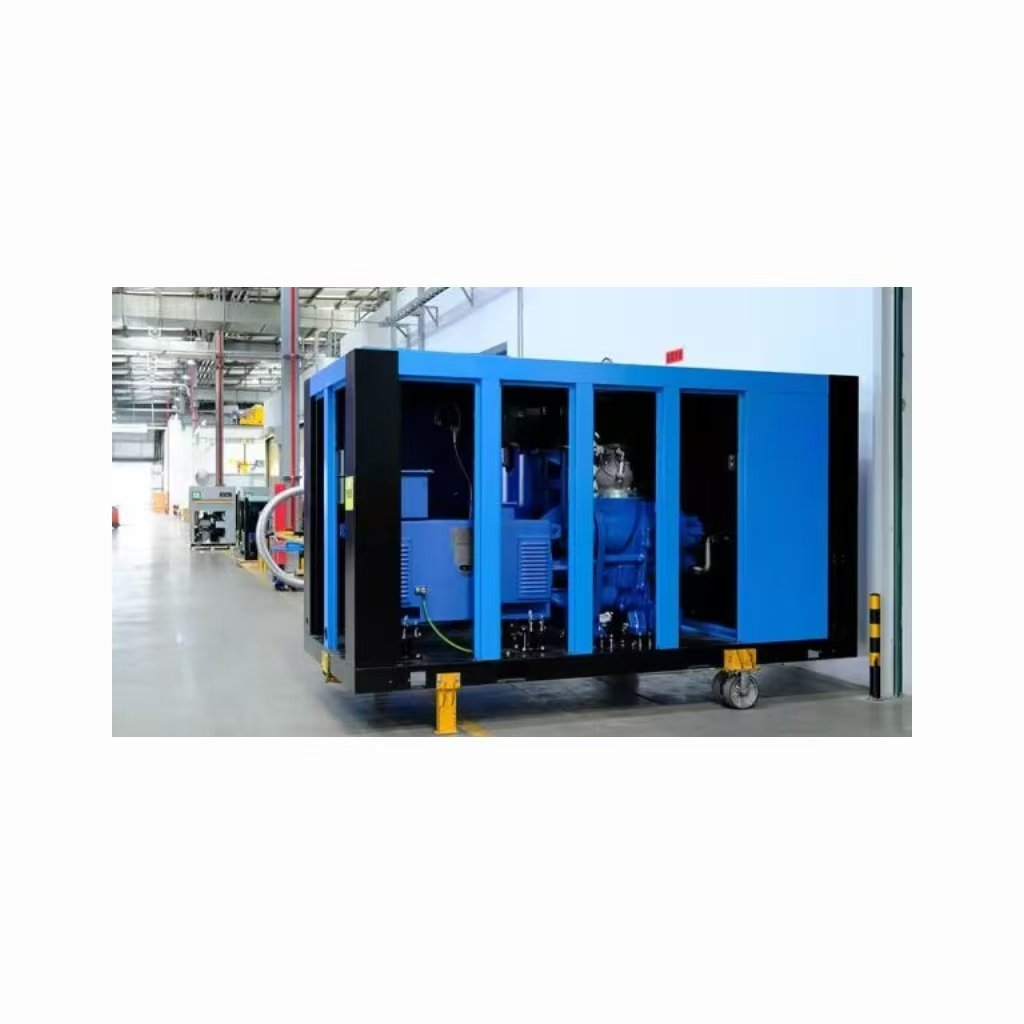 Saving Energy UNITED 0.7Mpa 90KW 380V/50Hz Two-stage Air Cooled 20.5m³/min Fix Speed Screw Air Compressor