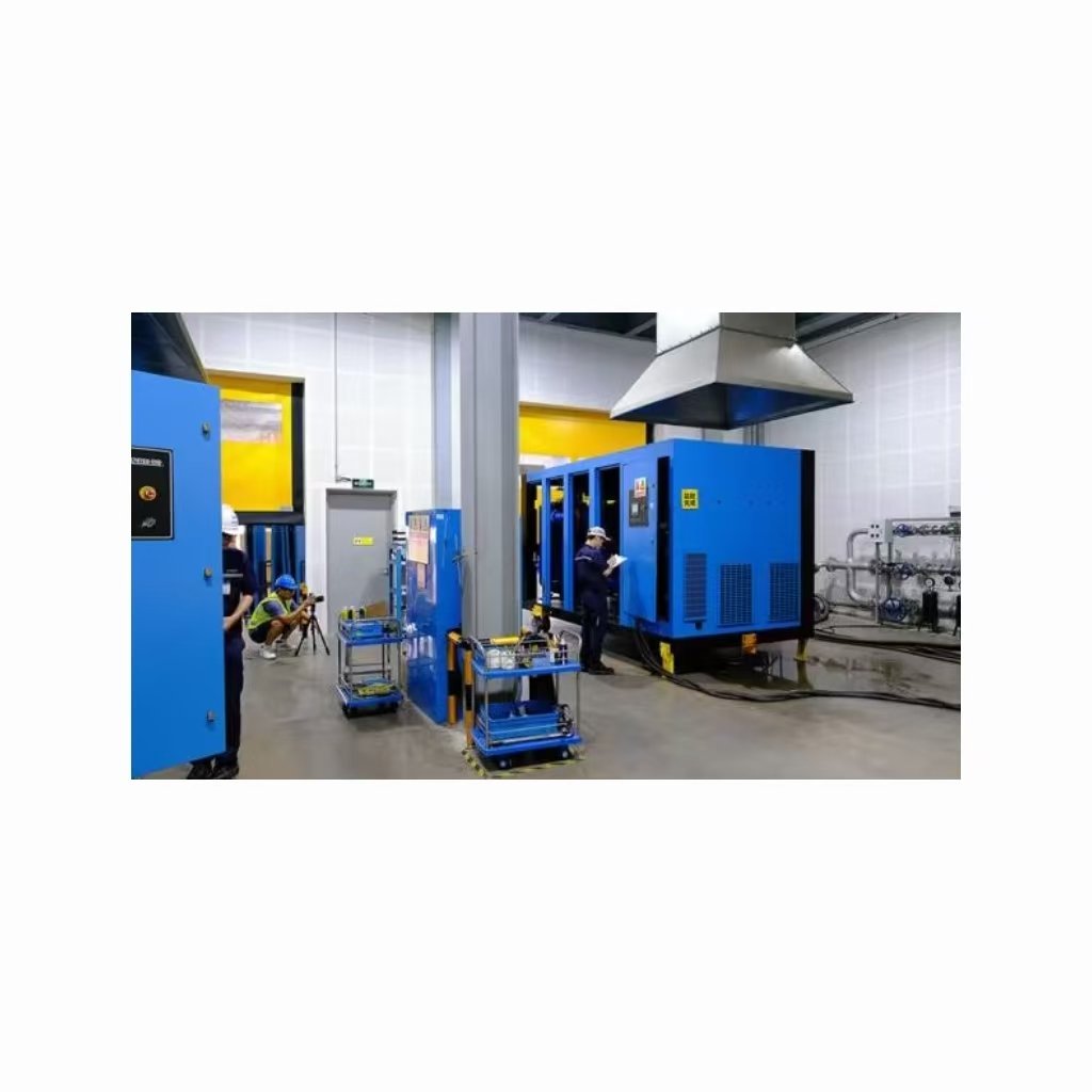 Saving Energy UNITED 0.7Mpa 90KW 380V/50Hz Two-stage Air Cooled 20.5m³/min Fix Speed Screw Air Compressor