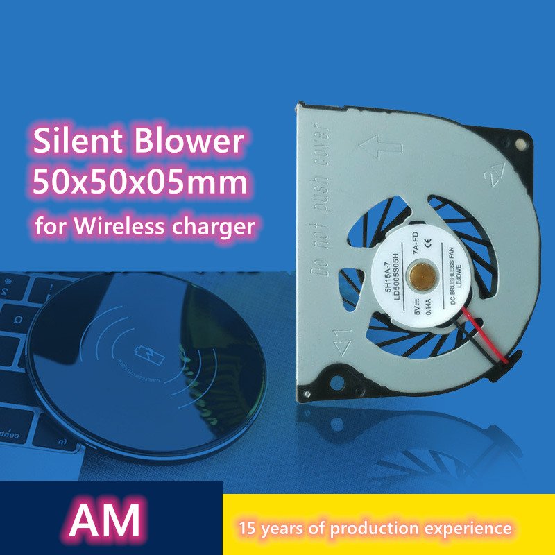 Dc Blower Fan 50X50X5mm 5v 5005 Centrifugal Fan WIRELESS CHARGE
