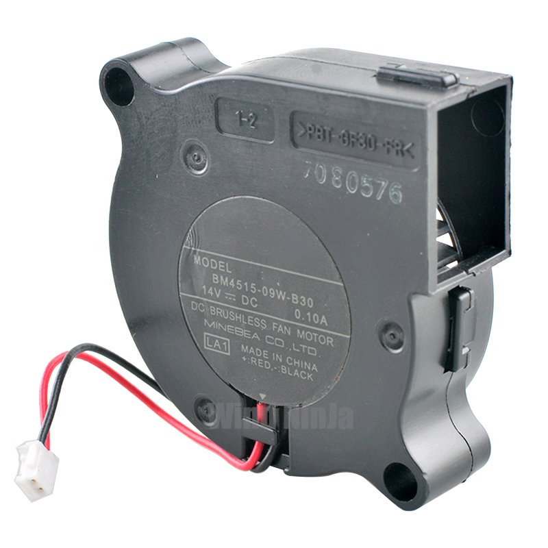 BM4515-09W-B30 4.5cm 45mm 45x45x15mm Blower Fan DC14V 0.10A Double Ball Bearing Centrifugal Fan Cooing Fan for Projector
