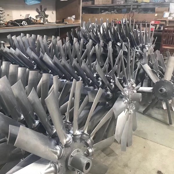 High Performance in Mumbai Industrial PP Fan Blades Plastic Axial Impeller Axial Flow Turbine Impeller