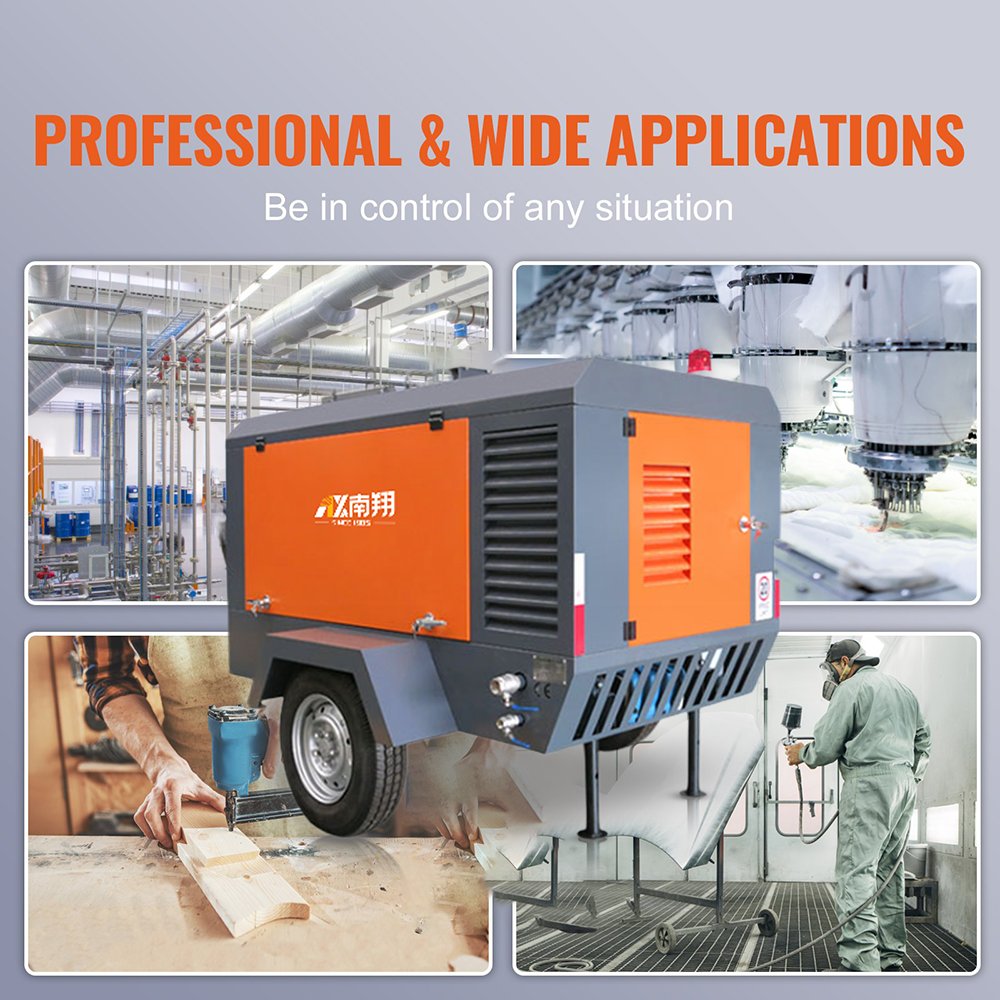 Industrial 15bar 18bar 140KW diesel Portable air Compressor for Drill Rig/ Water Well Drill Rig