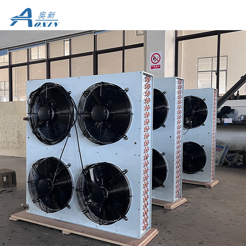 12HP White Color Air Cooled Condenser Evaporative Condenser Coil for Cold Storage Room