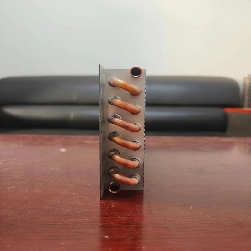 Copper Tube Copper Fin Condensing Coils Heat Exchange Evaporator Coil