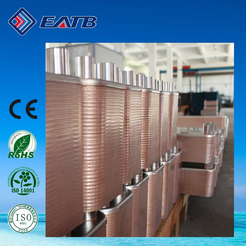 Industrial BPHE Brazed Plate Heat Exchanger Ues for Chiller Heat Pump Refrigerator