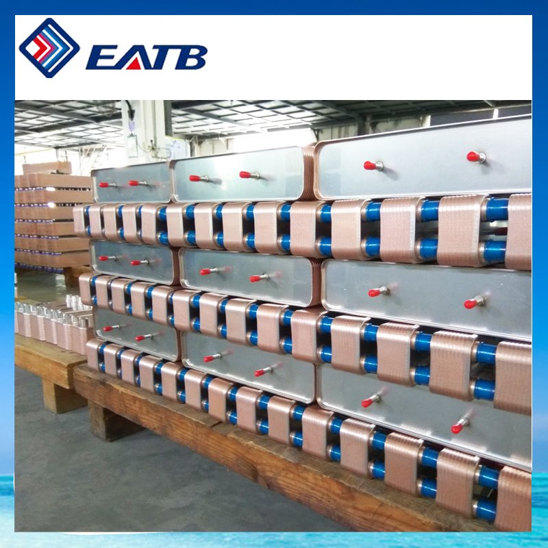 Industrial BPHE Brazed Plate Heat Exchanger Ues for Chiller Heat Pump Refrigerator