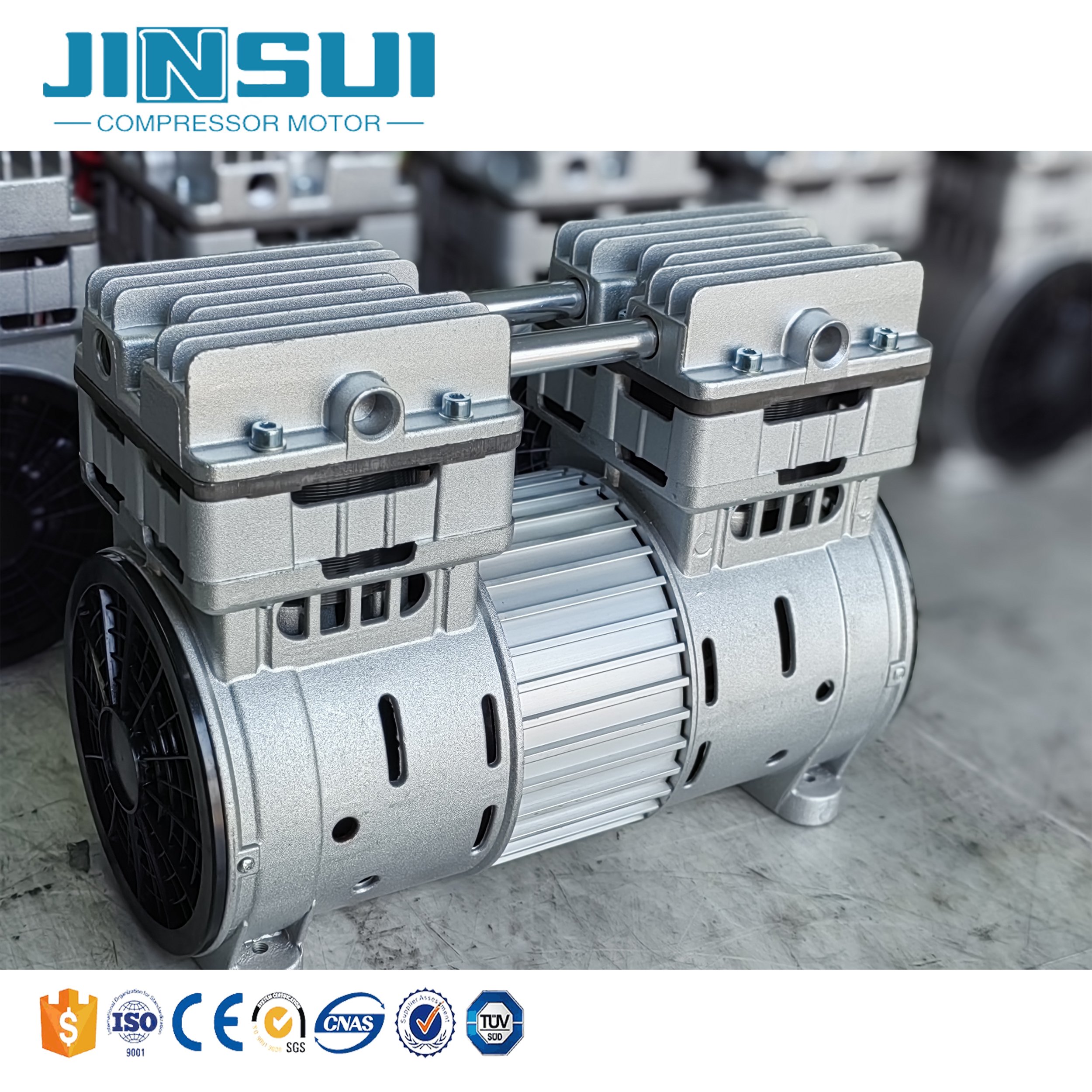 220V 750W/1HP Air Compressor 8 Bar High Flow Rate Piston Compressor Pump