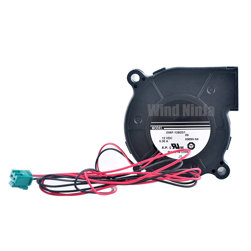 D06F-12B2S1 6cm 60mm Blower Fan 60x60x30mm DC12V 0.30A 4600rpm Dual Ball Bearing Centrifugal Fan Cooling Fan for air Purifier