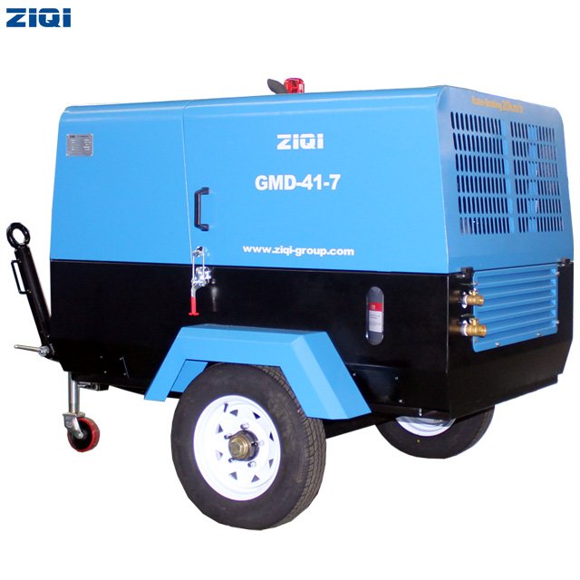 China Factory Best Price 41kw air Cooling Portable Industrial air Compressor for Sale for Transportation