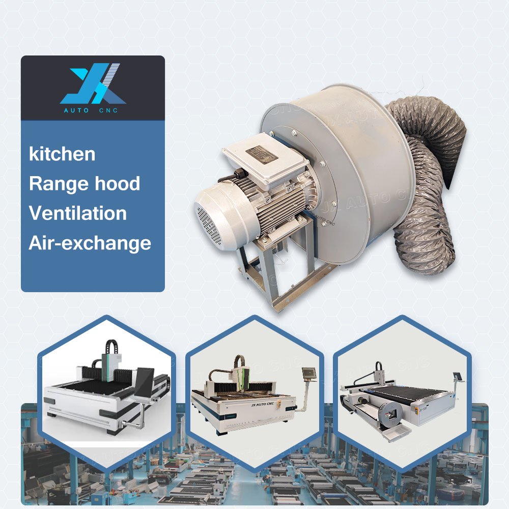 JX Wholesale Price Exhaust Blower Fan Industrial Boiler Centrifugal Forced Induced Draft Fan Motor