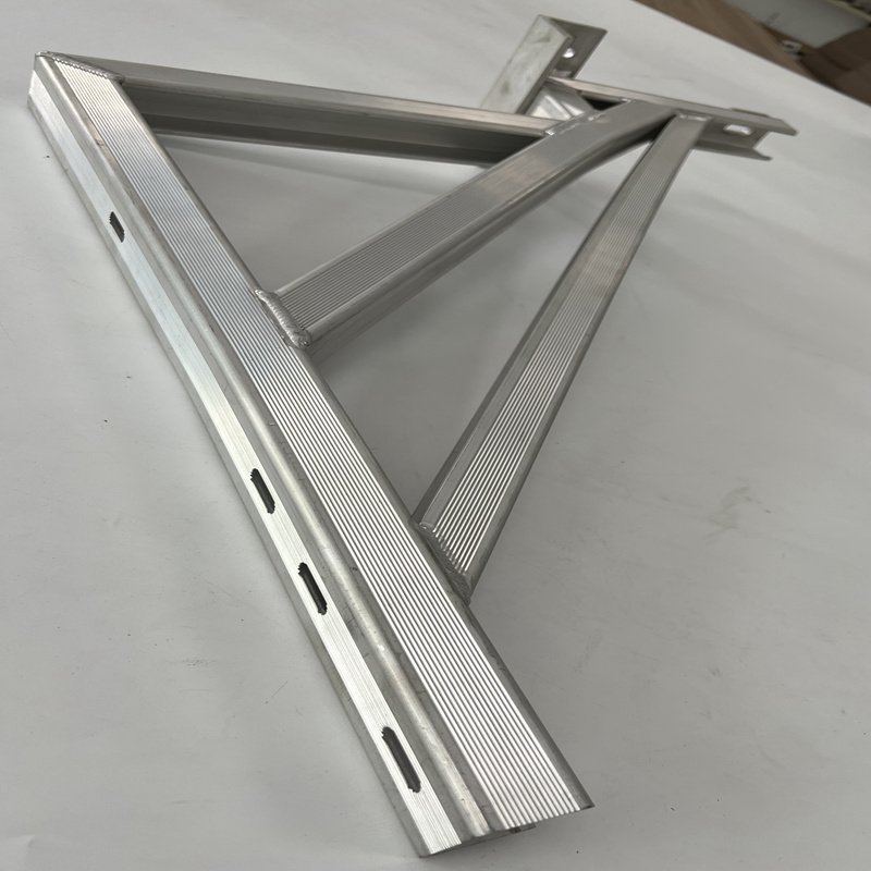 Heavy-Duty Adjustable Outdoor Condenser Wall Mount Bracket for Mini Split, HVAC, and Air Conditioning Units Steel Support Stand