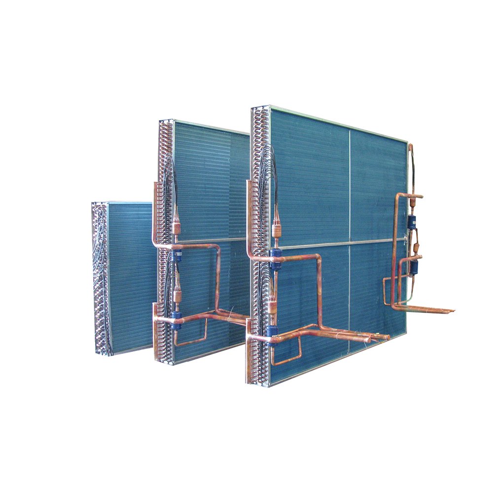 OEM Evaporator Condenser Heat Exchanger for air Conditioning Industries Aluminium Fin and Copper Tube