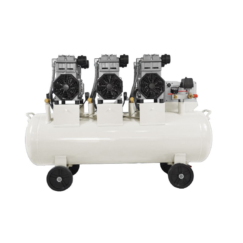Hot Sale Professional Low Noise Oil Free Air Compressor 120L air Compressor 220v