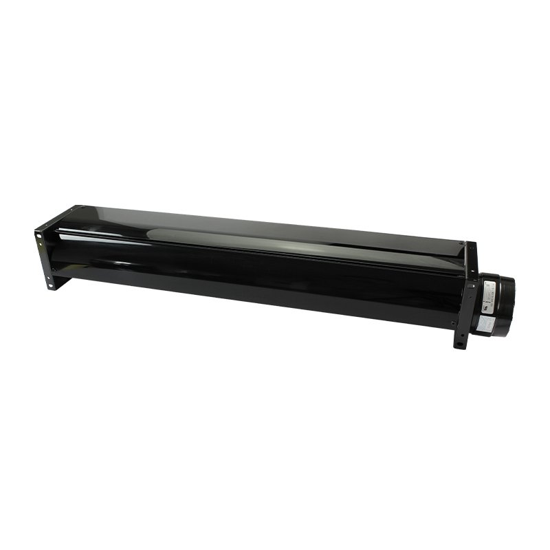 PRSK AC 220V 50Hz 60mm Shaded Pole Motor Cross Flow Fan Aluminum Alloy Blade Air Curtain Tangential Blower Fan