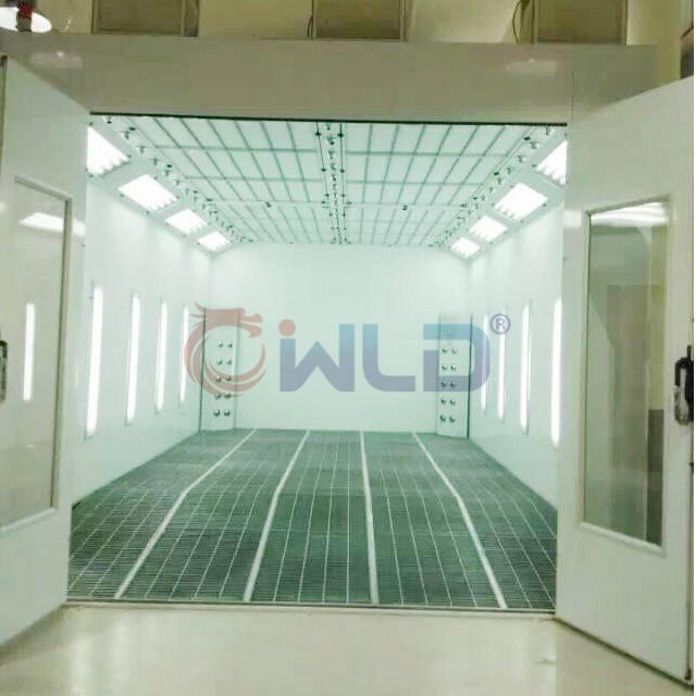 WLD Water Based Paint Spray Booth Paint Cabins Auto Spray Booth Car Painting Cabin with Dryer