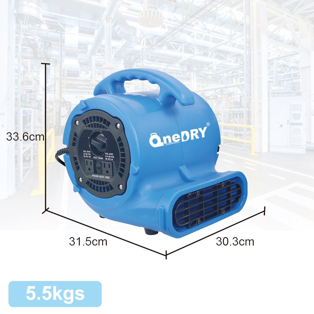 Portable Electric Industrial Carpet Dryer Air Movers High Pressure Air Blower Fan Machine Water Damage Restoration 220V Metal