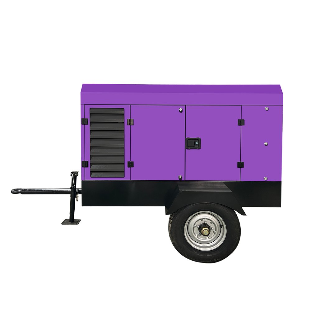 Nanxiang Screw Diesel Air Compressor 55Kw 8Bar 247Cfm Portable Mining Air Compressor Diesel Heavy Duty Diesel Air Compressors