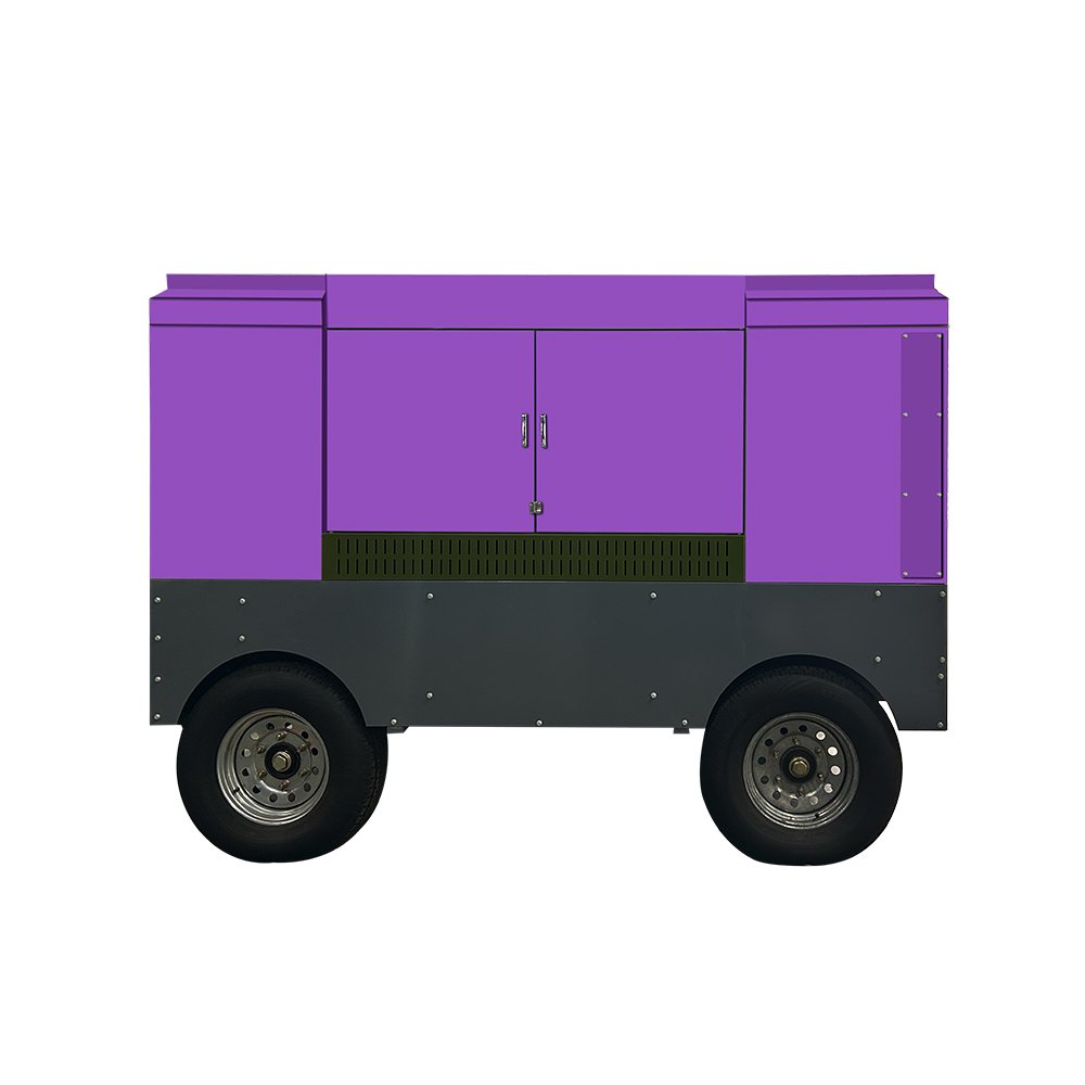 Nanxiang Screw Diesel Air Compressor 55Kw 8Bar 247Cfm Portable Mining Air Compressor Diesel Heavy Duty Diesel Air Compressors