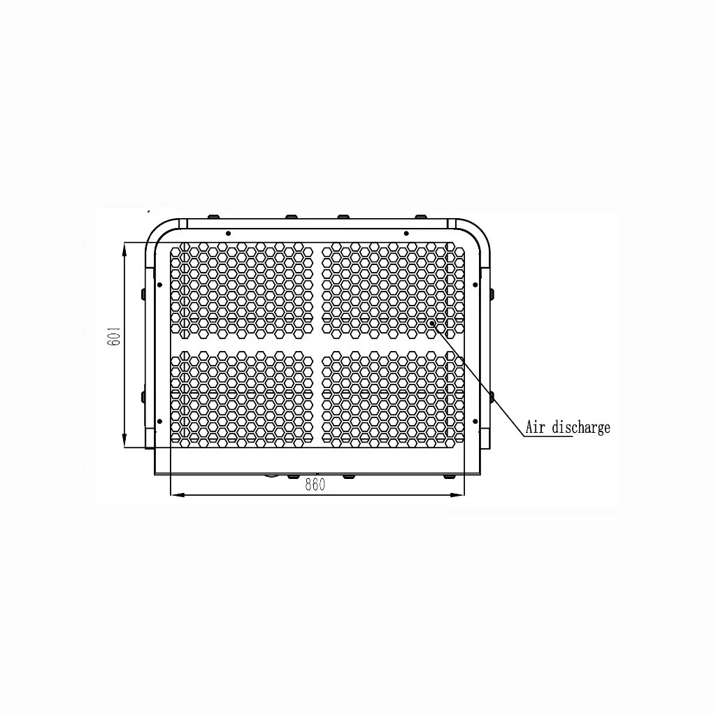 UNITED 0.7Mpa 22KW Single-stage VPM Screw Air Compressor Air Cooled 380V/50Hz Inverter Compressor for Factory Use