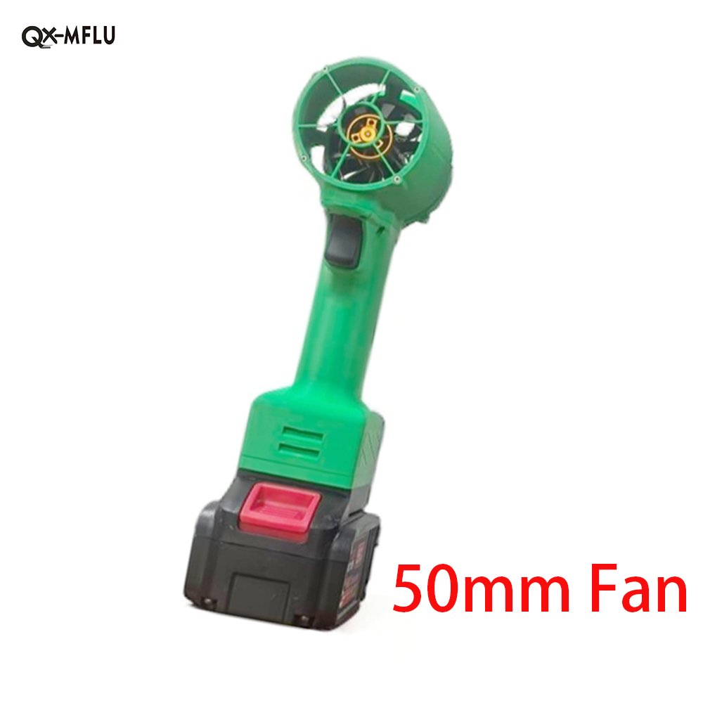QX-MFLU 50mm Ducted Turbo Jet Fan Powerfull Hair Dryer Violent Fan Water Blowing Snow Dust Removal Industrial Electric Tool