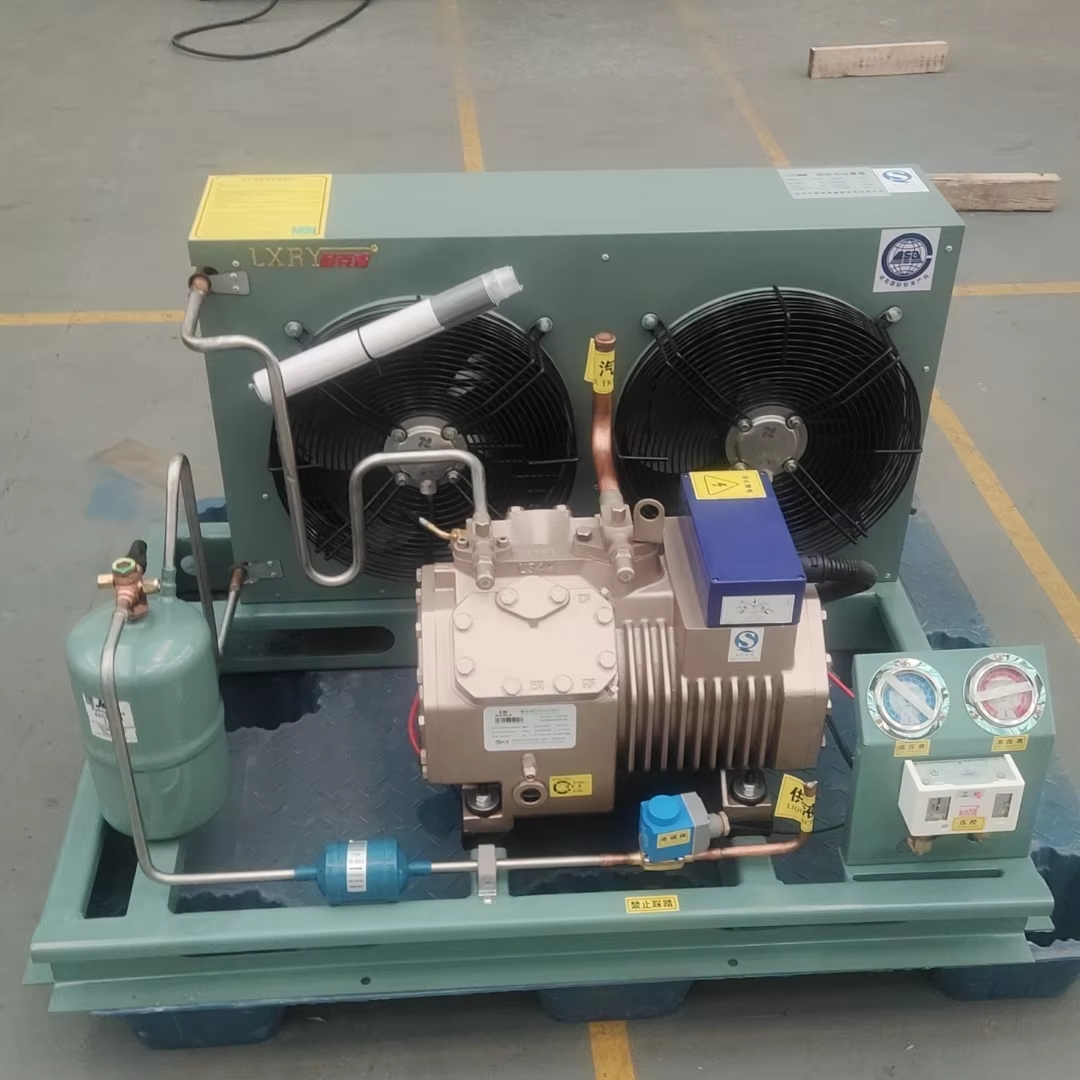 NOBLE 3P Integrated Compressor Unit Open Type Piston Air-cooled Condensing Unit Cold Storage Freezing Equipment Energy Saving