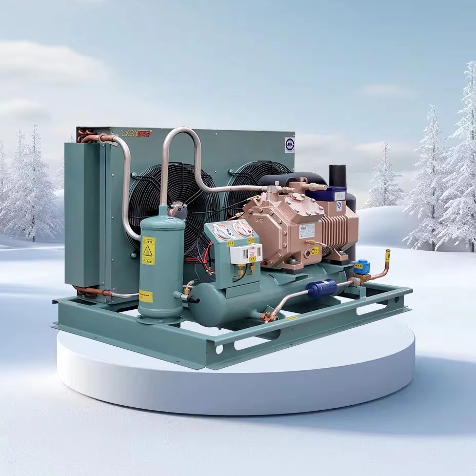 NOBLE 3P Integrated Compressor Unit Open Type Piston Air-cooled Condensing Unit Cold Storage Freezing Equipment Energy Saving