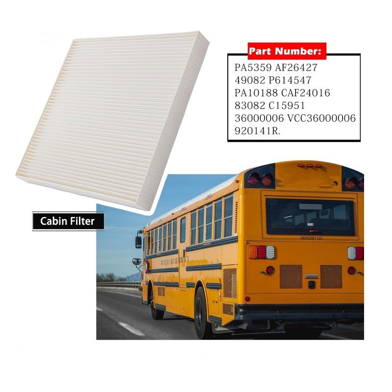 In Stock PA5359 Cabin Air Filter for Freightliner Thomas Built Iveco AF26427 PA10188 49082 P614547 White Set of 4