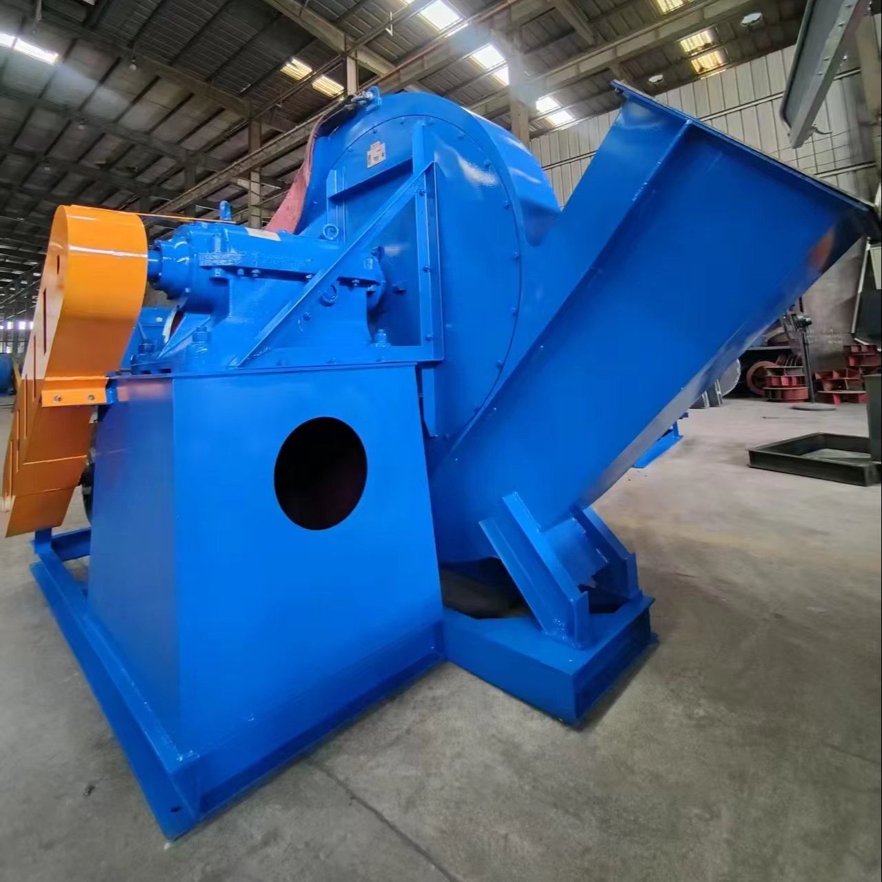 Electric Industrial High Pressure Centrifugal Air Blower Fan Ventilator Belt Shaft Motor