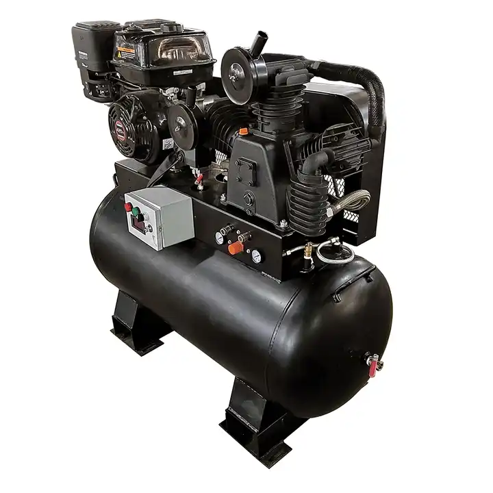 Factory Price Oil Lubricated 9hp 12.5bar Piston Industrial Portable Petrol Gasoline Engine air Compressor