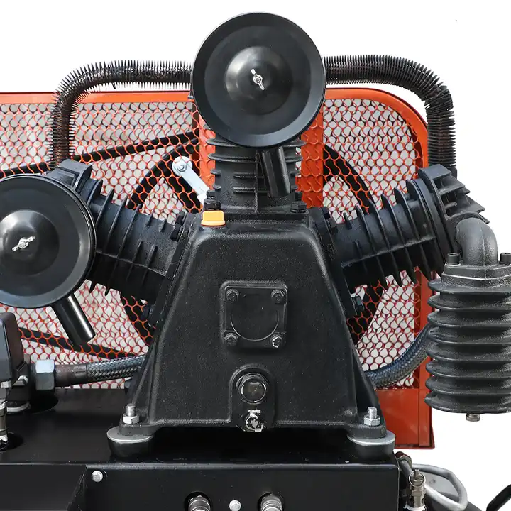Factory Price Oil Lubricated 9hp 12.5bar Piston Industrial Portable Petrol Gasoline Engine air Compressor