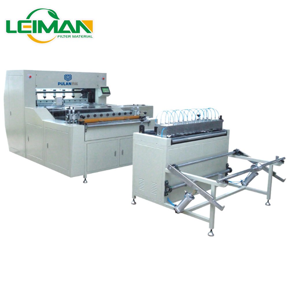High Efficient Full-auto CNC Knife Paper Pleating Production Line for air Filter