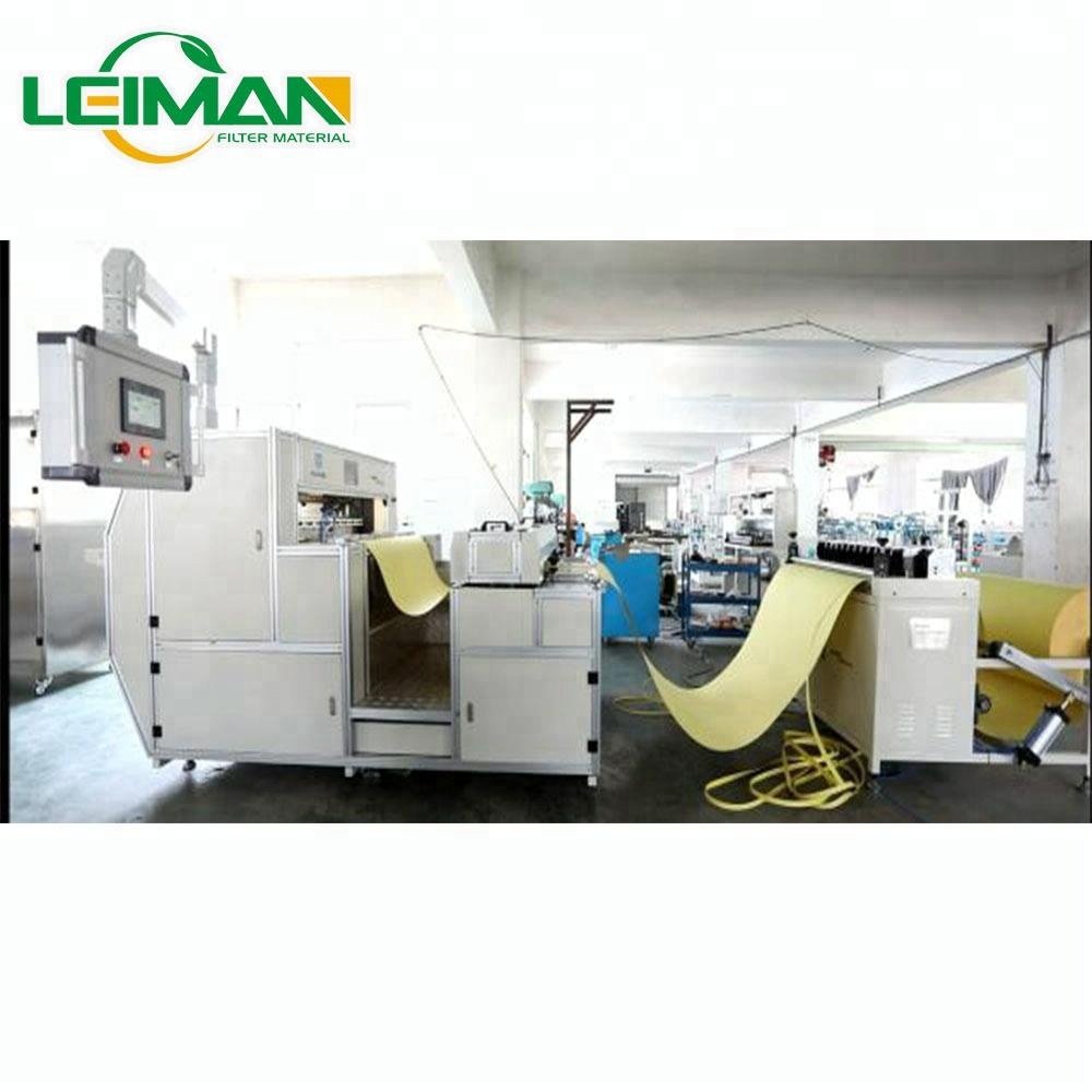 High Efficient Full-auto CNC Knife Paper Pleating Production Line for air Filter