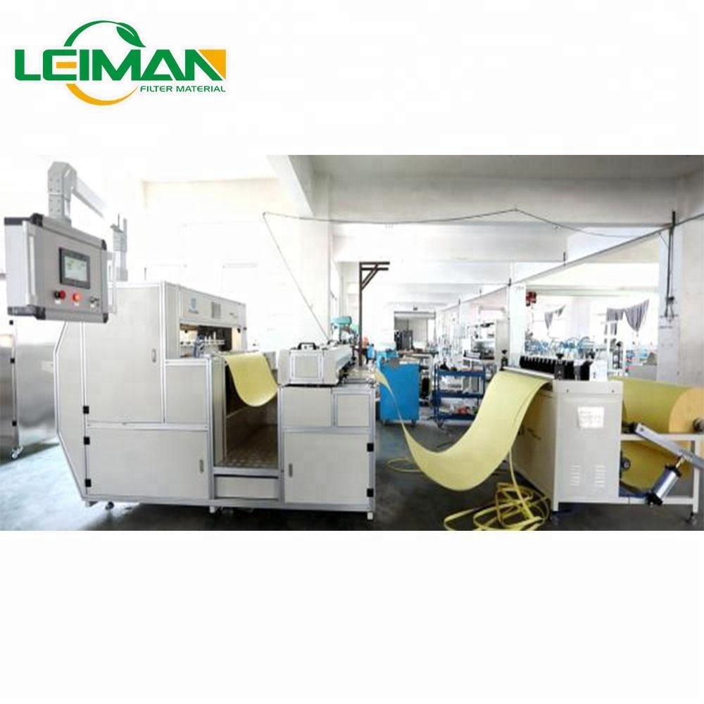 High Efficient Full-auto CNC Knife Paper Pleating Production Line for air Filter