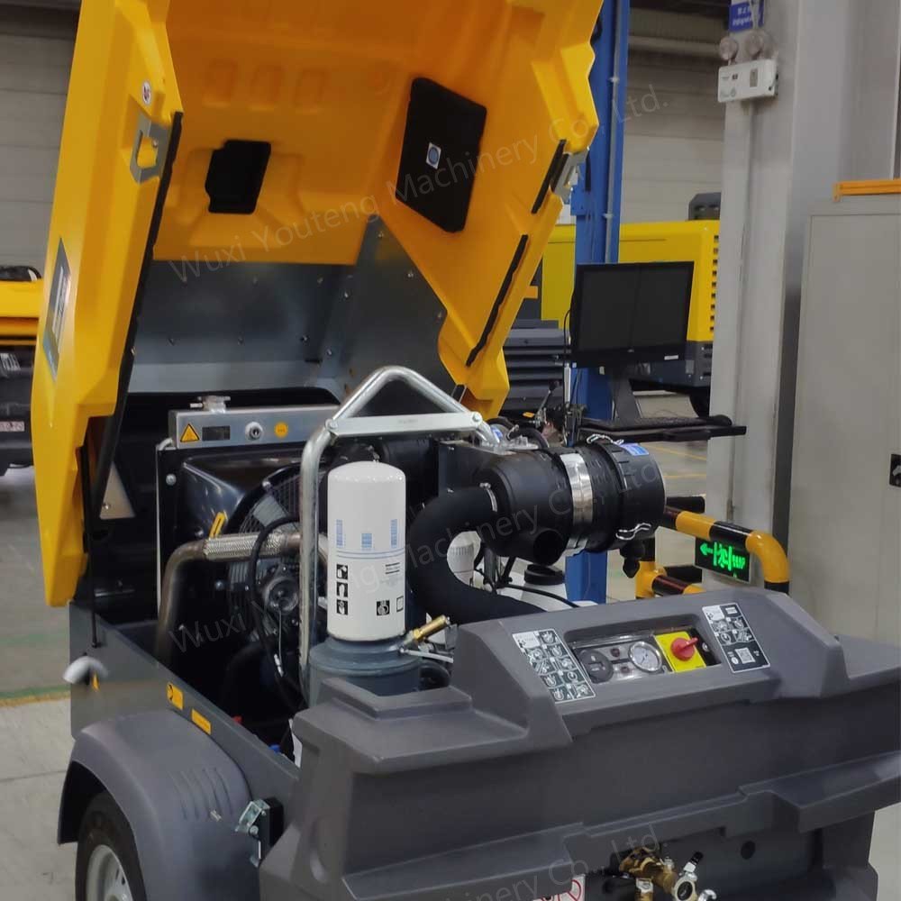 Original Atlas Copco XAS88 XATS350 XRHS650 Portable diesel Screw Air Compressor for Construction Work Use