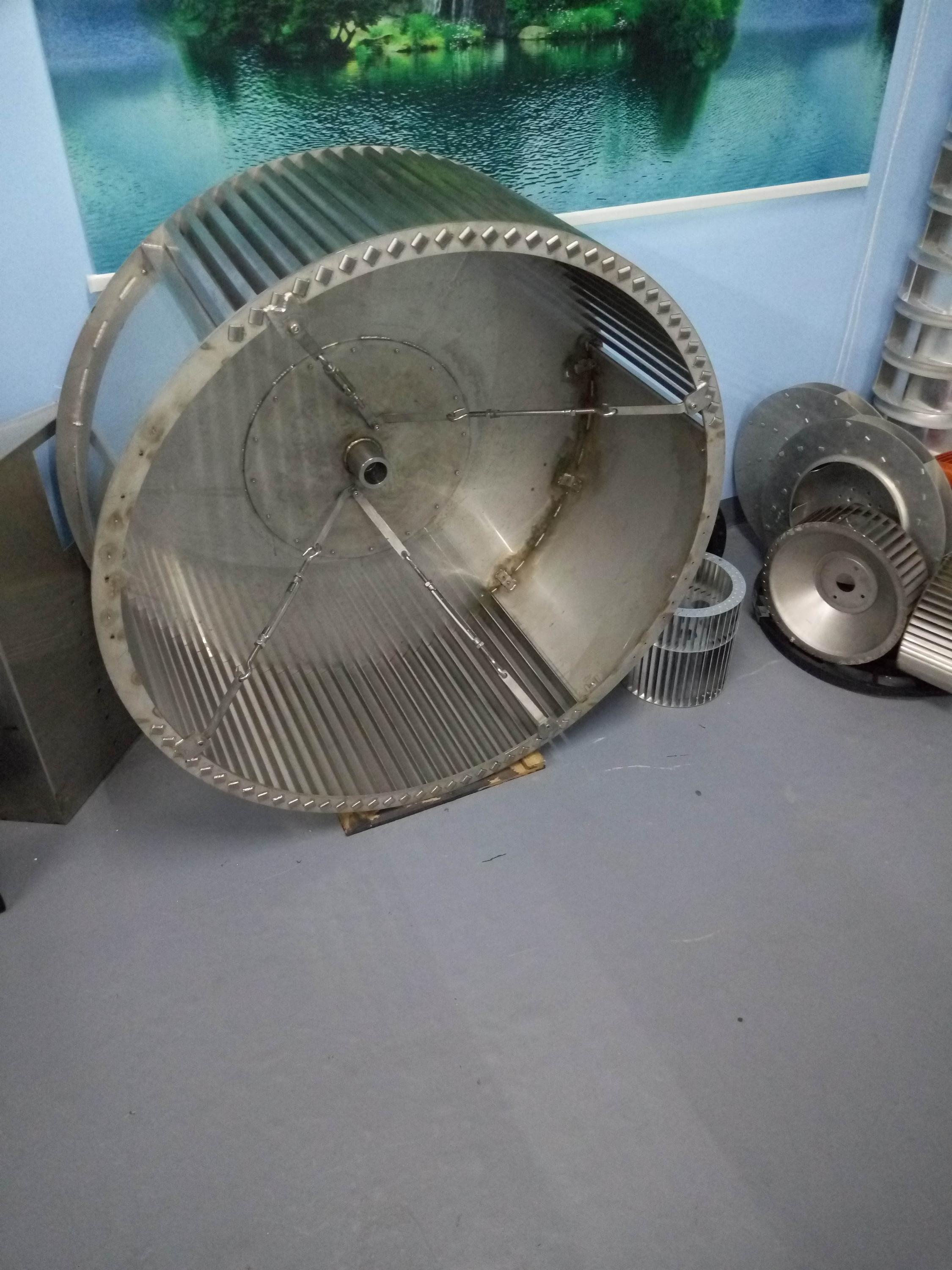 Gas Fan Impeller Blower Wheel Wall-hanging Stove Fan Wheel Aluminum Impeller