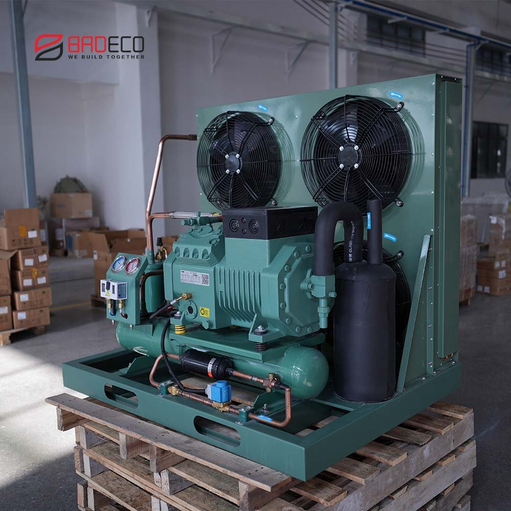 Customized Air Cooled Refrigeration AC 220V/380V Low Temperature Condensing Unit for Cold Room