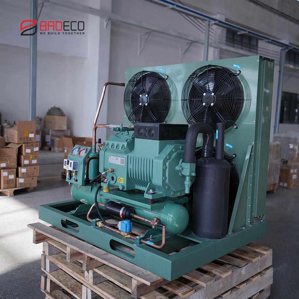 Customized Air Cooled Refrigeration AC 220V/380V Low Temperature Condensing Unit for Cold Room