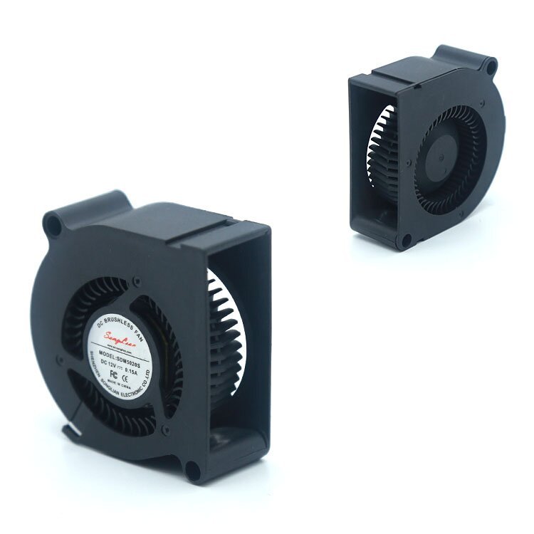 5020 6500rpm Small DC Blower Fan 5V 12V High Speed Air Blower 50*50*20mm for Stage Lamp