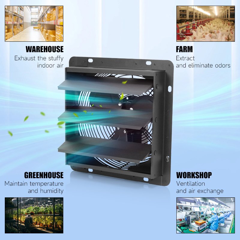 Hon&Guan Silent Shutter Exhaust Fan