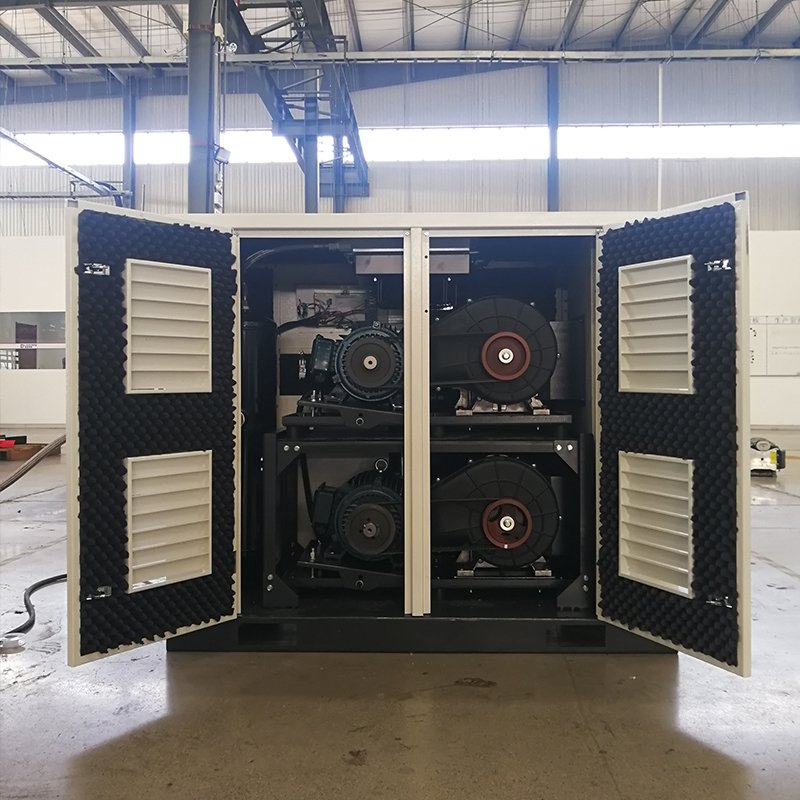 Low Noise 7.5 Kw 10 Hp 8 Bar Medical Oil Free Scroll Air Compressor for Dental Hospital