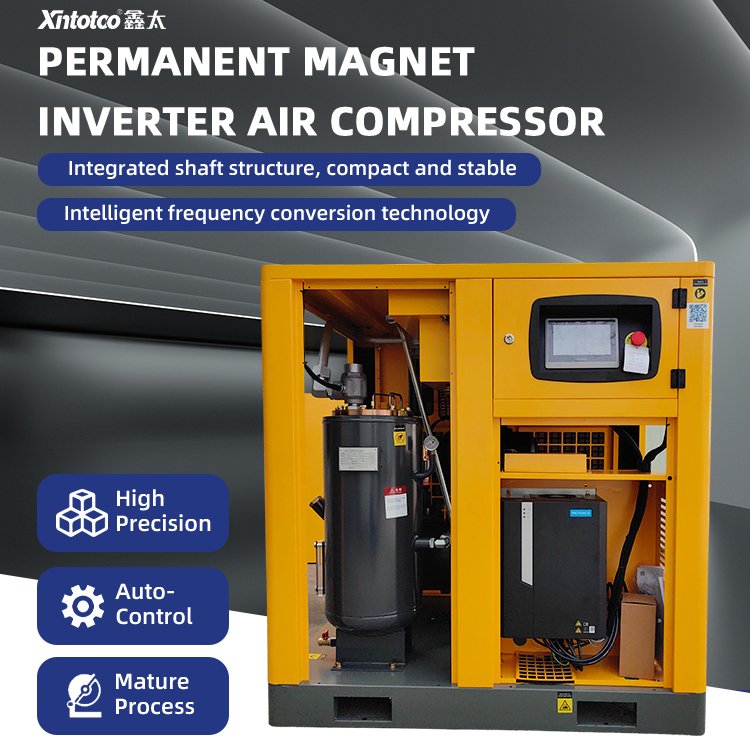 High Pressure Industrial 30hp Vertical Air Compressor 22KW Screw Air Compressor